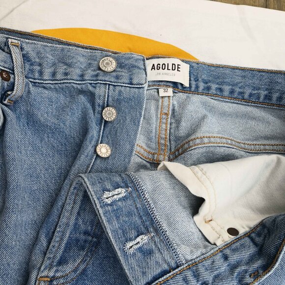 Agolde 90's straight leg lightwash jeans - Picture 5 of 6